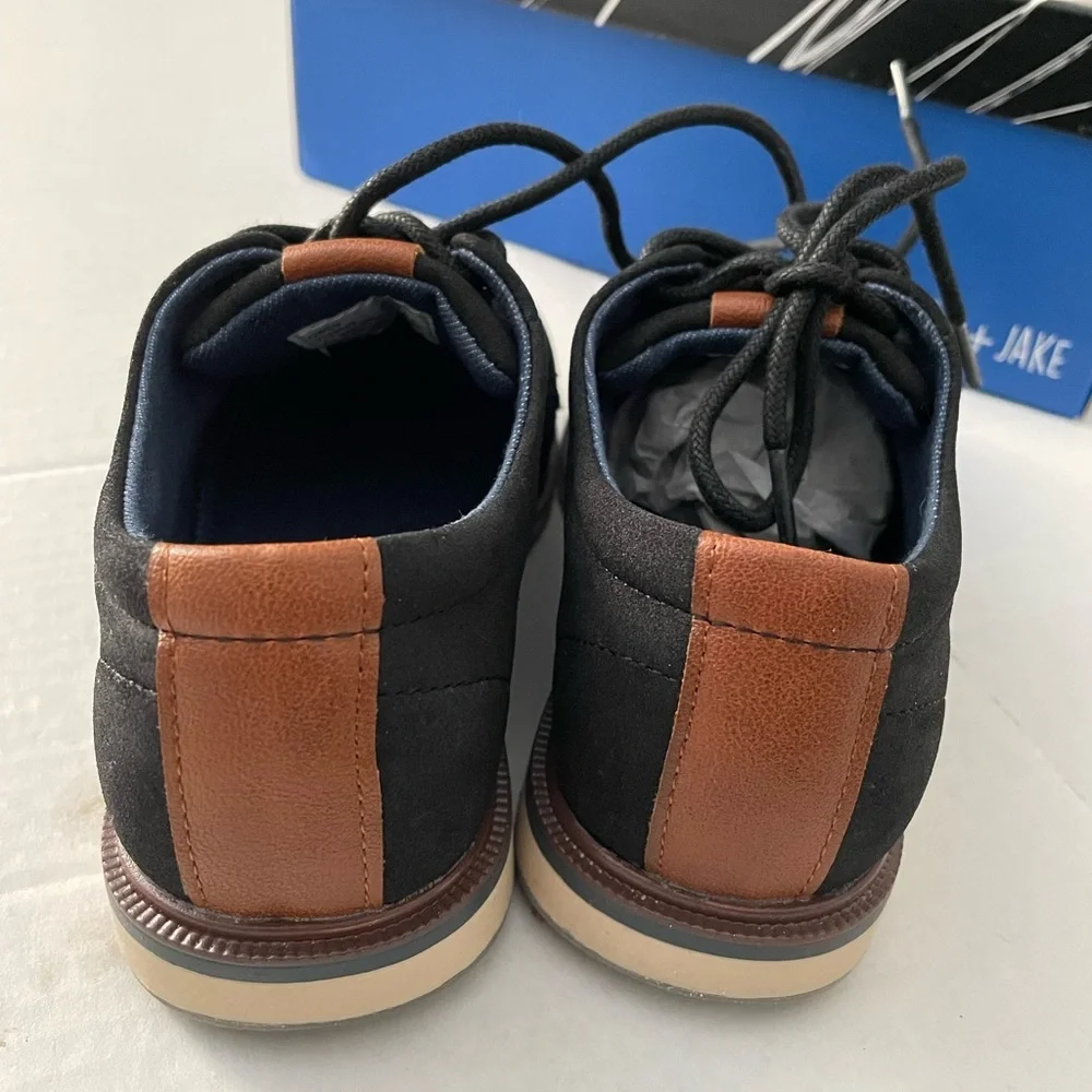 Max + Jack Boys Black Owen Dress Shoes Size 13M New